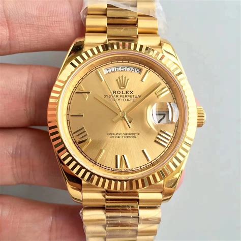 replica gold rolex presidential|rolex watch clones.